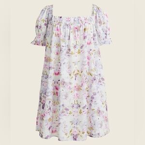 NWT Flora Obscura X JCrew Puff Sleeve Floral Beach Dress XXL